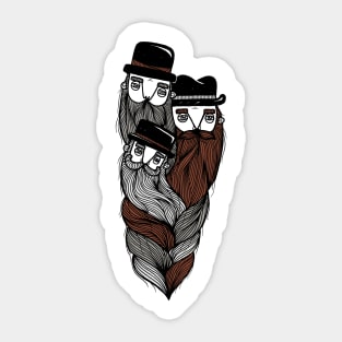 Threesome Sticker